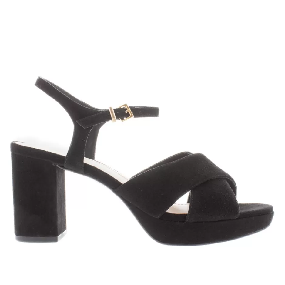 Sandals | Carl Scarpa Bowie Black Suede Platform Sandals