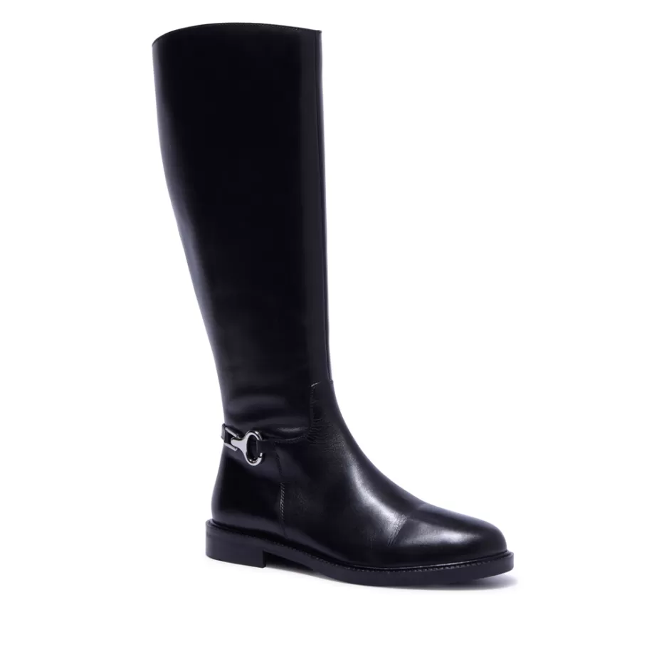 Knee High Boots | Carl Scarpa Caprianna Black Leather Boots