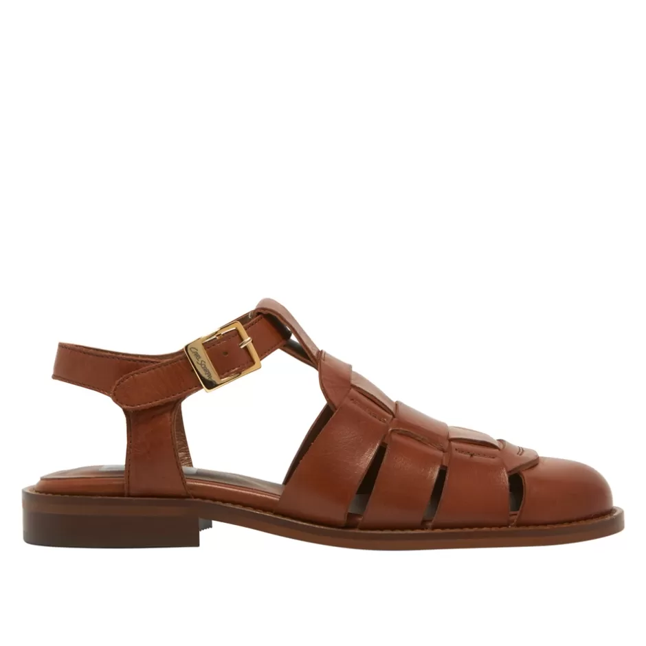 Sandals | Carl Scarpa Emelot Tan Leather Flat Sandals