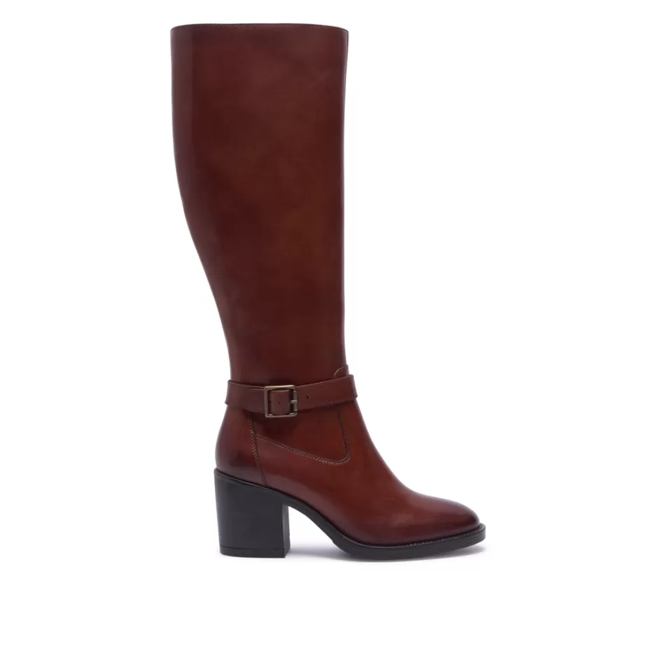 Knee High Boots | Carl Scarpa Hermine Tan Leather Boots