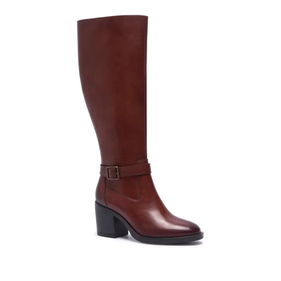 Knee High Boots | Carl Scarpa Hermine Tan Leather Boots