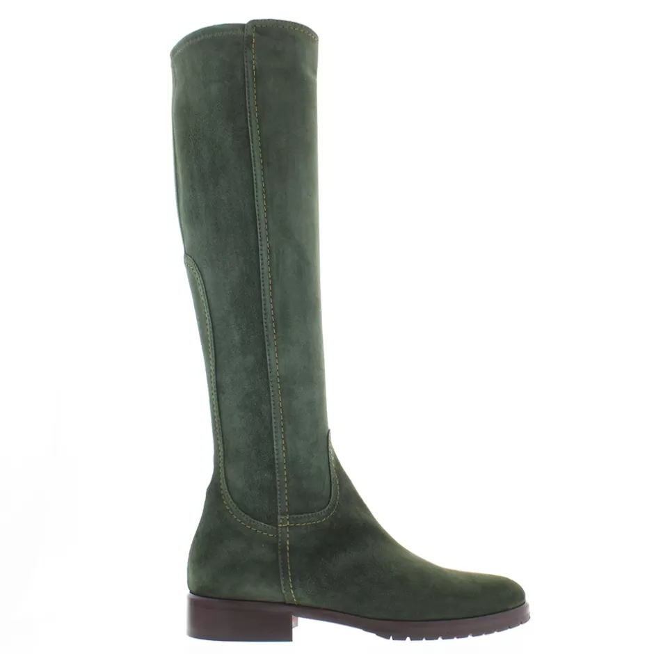 Knee High Boots | Carl Scarpa Lara Green Suede Knee-High Boots