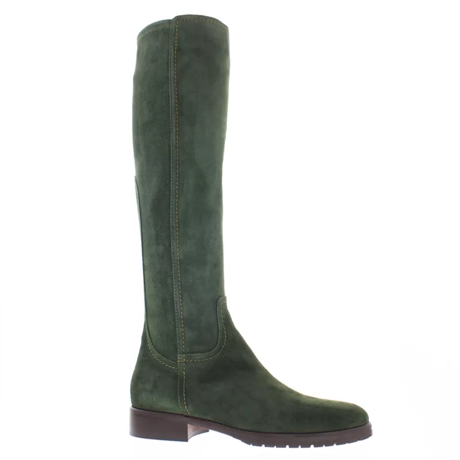 Knee High Boots | Carl Scarpa Lara Green Suede Knee-High Boots