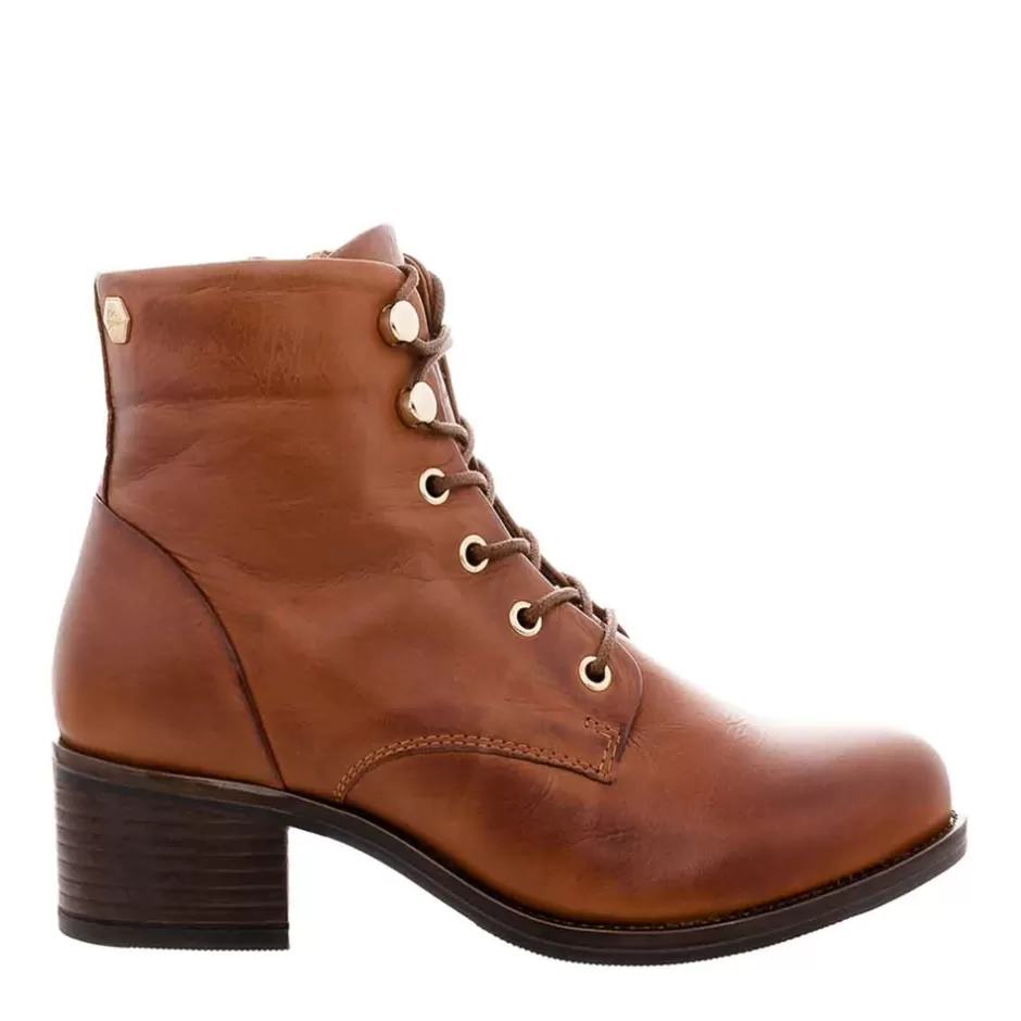 Ankle Boots | Carl Scarpa Ocean Tan Leather Lace Up Ankle Boots