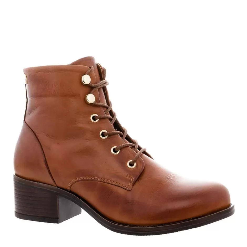 Ankle Boots | Carl Scarpa Ocean Tan Leather Lace Up Ankle Boots