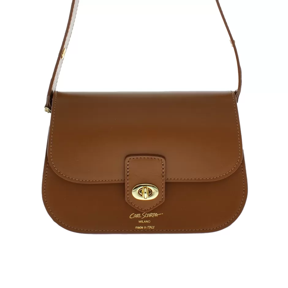 Bags | Carl Scarpa Orsina Tan Italian Leather Shoulder Bag