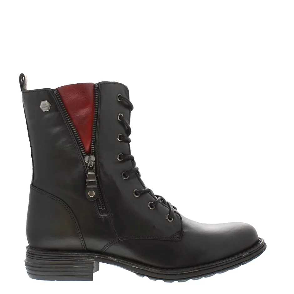Ankle Boots | Carl Scarpa Paulette Black Lace-Up Ankle Boots