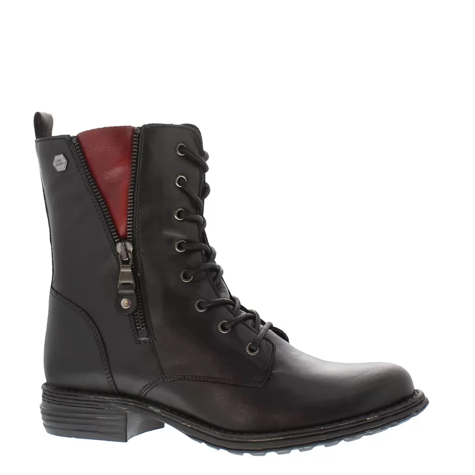 Ankle Boots | Carl Scarpa Paulette Black Lace-Up Ankle Boots
