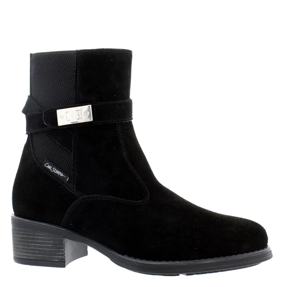 Ankle Boots | Carl Scarpa Pollenzo Black Suede Ankle Boots