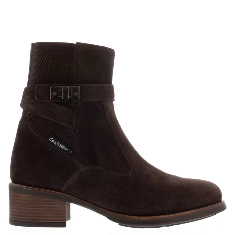 Ankle Boots | Carl Scarpa Pollenzo Brown Suede Ankle Boots