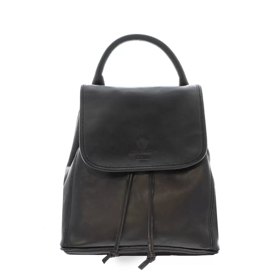Bags | Carl Scarpa Rosaura Black Italian Leather Backpack