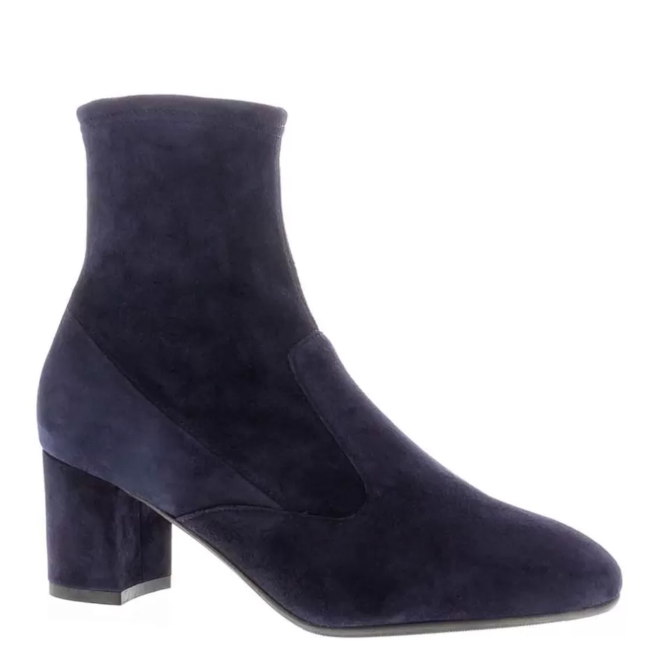 Ankle Boots | Carl Scarpa Rose Navy Suede Ankle Boots